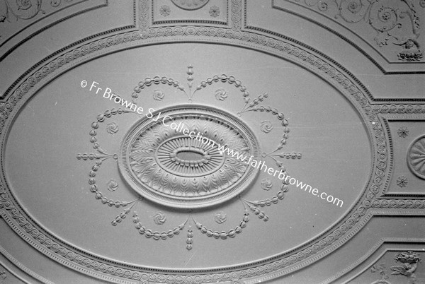 HEADFORD HOUSE CEILING (CENTRE PIECE) OF ENTRANCE HALL